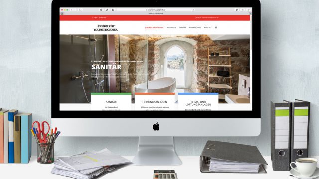 Jendrzik Haustechnik Website responsive